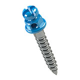 Miniparafuso Ortodôntico Cabeça de Bráquete Antihorário (Compr.: 8mm  Transm.: 1mm  Ø1.5mm)