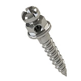 Miniparafuso Ortodôntico Cabeça de Bráquete Horário (Compr.: 6mm  Transm.: 1mm  Ø1.5mm)