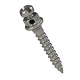 Miniparafuso Ortodôntico Cabeça de Bráquete Horário (Compr.: 8mm  Transm.: 1mm  Ø1.5mm)