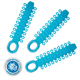 Elástico Ligadura Modular Antimicrobiano Azul Céu