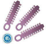 Elástico Ligadura Modular Antimicrobiano Roxo Ametista